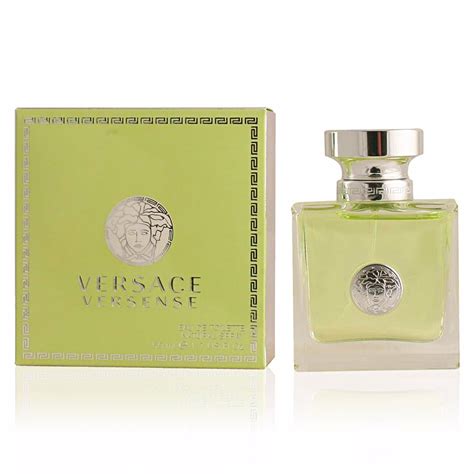 profumo con bottiglia verde scuro versace|Versense Versace .